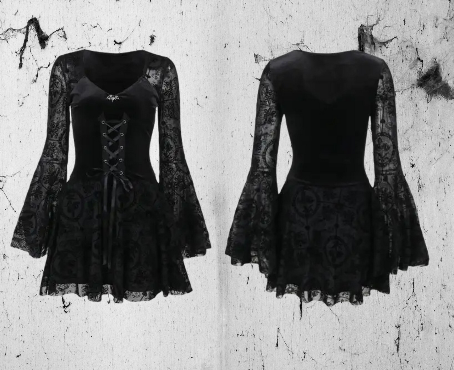 Sukienka Gotycka Black Veil
