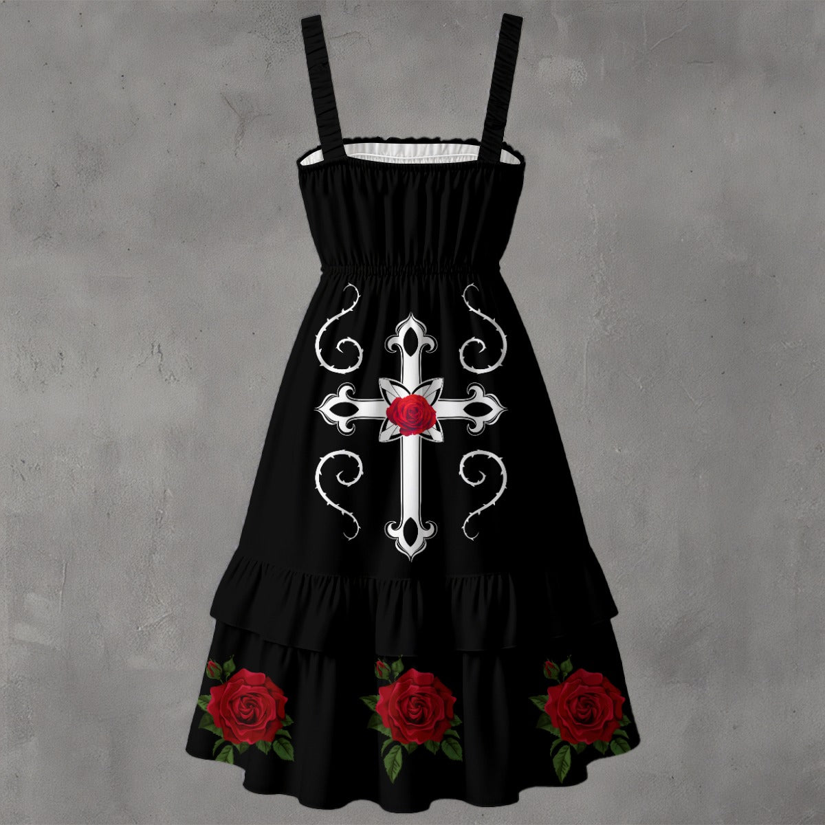 Sukienka Gotycka Rose&Pain Cross