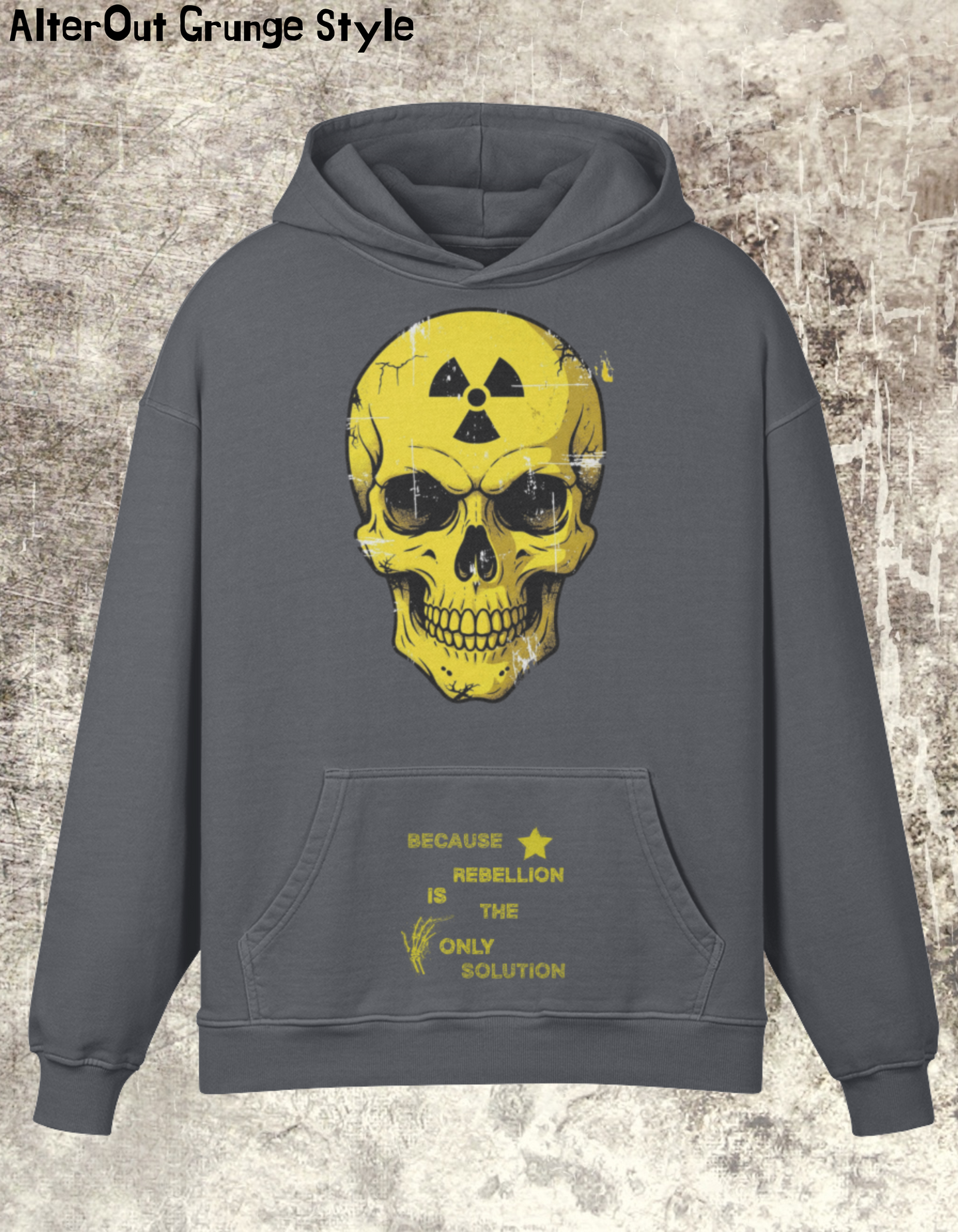 Bluza Hoodie Grunge RADIATION SKULL