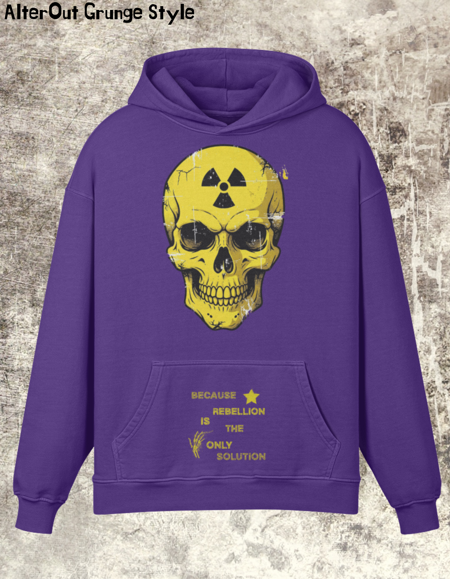 Bluza Hoodie Grunge RADIATION SKULL